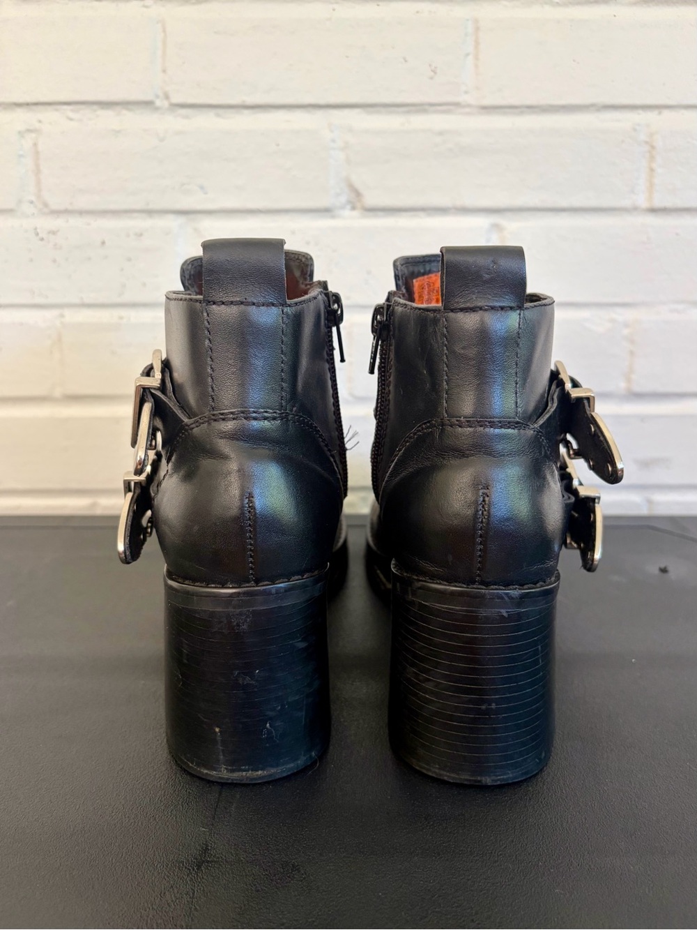 Vintage 90s/00s Women’s Harley Davidson Chunky Platform Boots, SZ 6.5 - Picture 7 of 12